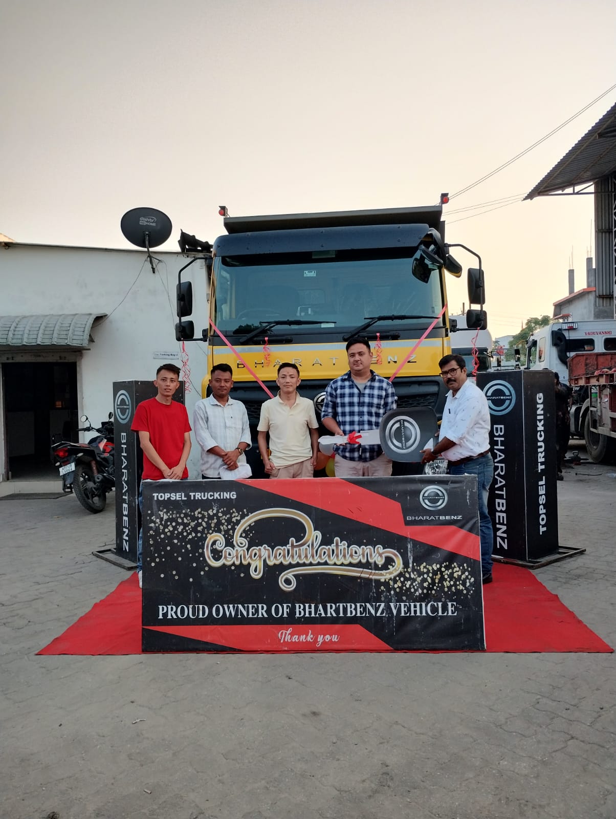 Delivery of 1926C — Siliguri Workshop